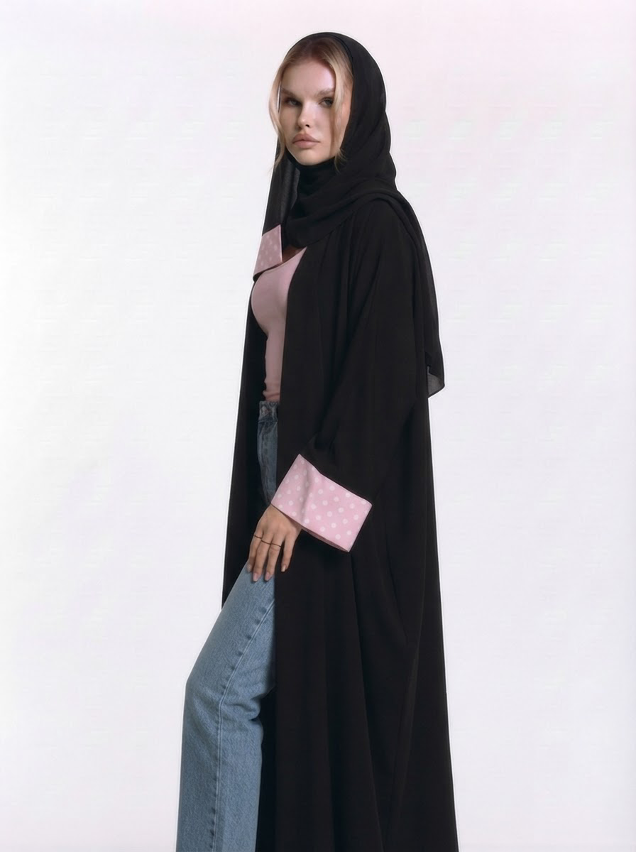 The Dotty Dolly Abaya