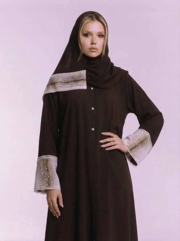 Midnight Deer Abaya